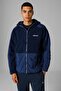 Zippered Hooded Men's Coat Em250-Nv