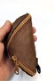 Eight-Shape Leather Zippered Keychain - 2