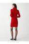 Turtleneck Mini Knitwear Dress - 5