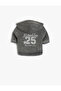 Hooded Dog Sweatshirt Zippered Back Printed Faded Effect Antibacterial Fabric - 2