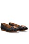 Odette Women's Genuine Leather Casual Ballerinas 103 - 2