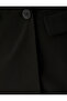 Blazer Jacket Double Breasted Buttoned with Flap Pockets - 6