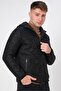Eisenstadt Slim Fit Hooded Coat Black - 4