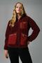 Zippered Hooded Women's Coat Ef169-Brd