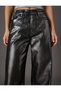 Extra Wide Leg Silver Leaf Jeans with High Waist Pockets - Bianca Jean - 6