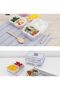 Lock&lock Rectangular Short Food Container 350ml | 6 PC - 2