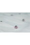 Rose Purple Stone Stainless Steel Charm - 4