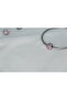 Rose Purple Stone Stainless Steel Charm - 3