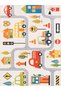 Asian Collection Multicolor Cars and Road Patterned Woven Base Modern Decorative Carpet Asian19 - 6