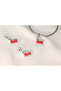 Red Bag Model Stainless Steel Charm - 4