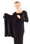 Set rochie neagră cu glugă 24114 - 4