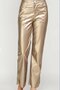 Gold Leather Basic Women's Trousers MG1316 - 4