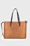 Women's Suede Shopper Bag - 4