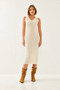 Women's Beige Double Knitwear Set 20246907 - 6