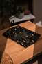 Christmas Themed Black Deer Tray and 2 Coasters Set |   Gift |   New Year |   Decorative - 2