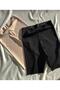 Over the Knee Leggings Model 2 Pieces Gathering High Waist Laser Cut Non-Slip Polyamide Women's Leggings Corset - 5