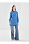 High Collar Women's Knitwear Tunic (W4) - 2