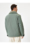 Slim Fit Jacket Plush Collar Detailed Zippered - 4