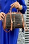 Mega Polo Women's Tan 4-Compartment Flap Shoulder and Crossbody Bag - 4