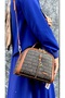 Mega Polo Women's Tan 4-Compartment Flap Shoulder and Crossbody Bag - 2