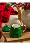 New Collection Green Christmas Themed Ceramic Mug 407 ml City - 3