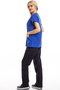 Top Cobalt Blue Bottom Navy Blue Surgical Doctor Nurse Veterinary Dentist Spa Uniform Scrub Suit - 5