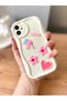 Iphone 11 3d decorated ecru color case - 2