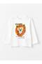 Crew Neck Long Sleeve Printed Baby Boy T-Shirt and Pants 2-Piece Set (W4) - 2