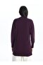 Women's Half Turtleneck Plain Knitwear Tunic (W4) - 4