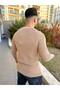 Sweater Slim Fit Natural Knitted Cotton Crew Neck Non-Pilling Knitwear Slim Fit Body Sweater - 6