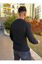 Sweater Slim Fit Natural Knitted Cotton Crew Neck Non-Pilling Knitwear Slim Fit Body Sweater - 5