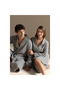 Natura Bambu Unisex Bathrobe Gray - 2