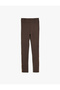 Basic Leggings Waist Elastic Stitching Detail - 2