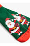 New Year's Themed Patterned Towel Socks - 3