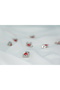 Red Pumpkin Stroller Figured Stainless Steel Charm - 2