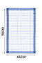 Serina 4-Piece Checkered Set, Kitchen Drying Cloth, Nutrition Cover, American Service, Blue Set 45X70Cm - 4