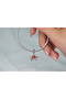 Red Pumpkin Stroller Figured Stainless Steel Charm - 3