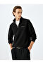 Half Zipper Basic Cotton Blended Interlock Fabric Ataturk Sweatshirt