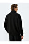 Half Zipper Basic Cotton Blended Interlock Fabric Ataturk Sweatshirt - 4