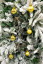 Christmas Tree Ball 3 Pieces Shiny 3 Pieces Matte Total 6 Pieces 4 cm Size - 3