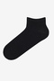 Gold Heart 3-Piece Black Gold Color Booties Socks - 2