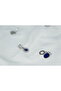 Stainless Steel Charm with Night Sky and Stars Figures