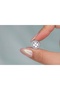 Stainless Steel Charm with Stone White Clover Motif - 2