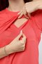 Orange Short Sleeve Pregnant Maternity and Breastfeeding T-Shirt