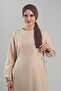 Mink Practical Ready-To-Wear Hijab Bonnet Cut Fiber Plain 2111_10 - 3
