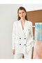 Oversize Blazer Jacket Double-Breasted Lined Double Pocket with Flap