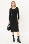Women's Black Long Camisole Dress ARM-24K001028 - 3