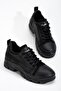 Peqas Black Women's Sneaker Casual Shoes - 2
