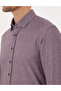 Purple Slim Fit Long Sleeve Shirt 50292282-Vr038 - 7