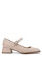 Women's Vegan Beige Heeled Shoes